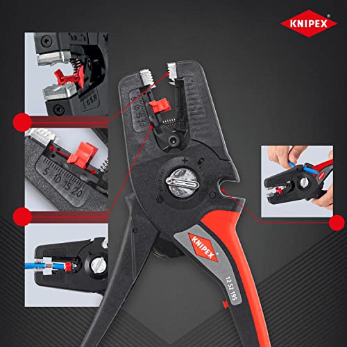 Knipex PreciStrip16 Automatische Abisolierzange 190 mm 12 52 195