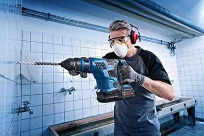 Bosch Professional BITURBO Akku-Bohrhammer GBH 18V-34 CF (mit SDS plus Wechselfutter, 5,8 J, inkl. Bluetooth Modul, 2x8.0 Ah ProCORE18V Akku, Ladegerät GAL 1880 CV, im Handwerkerkoffer)