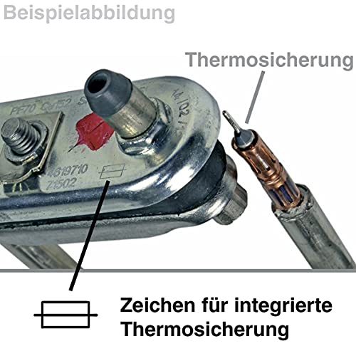 ORIGINAL Heizung Heizelement Heizstab 2000W Waschmaschine Bosch Siemens 652573