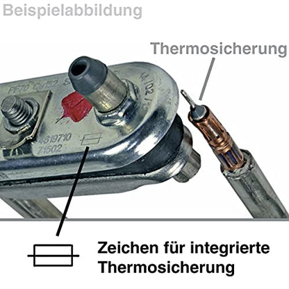 ORIGINAL Heizung Heizelement Heizstab 2000W Waschmaschine Bosch Siemens 652573