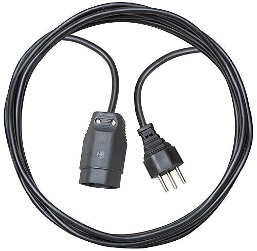Brennenstuhl 1168442 Elektrokabel, 5 m, 5 m, Stecker/Buchse, 230 V, 10 A, Schwarz