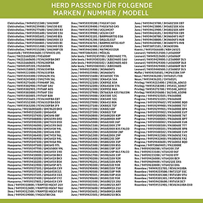 Strahlheizkörper 140mmØ AEG 389080021/6 EGO 10.54112.744 für Kochfeld 3890800216
