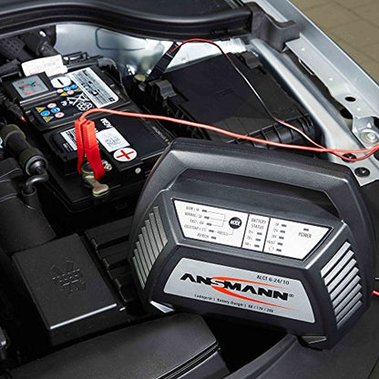 Ansmann ALCT-6-24/10 Batterie Multi-Ladegerät 6V/12V/24V 10A