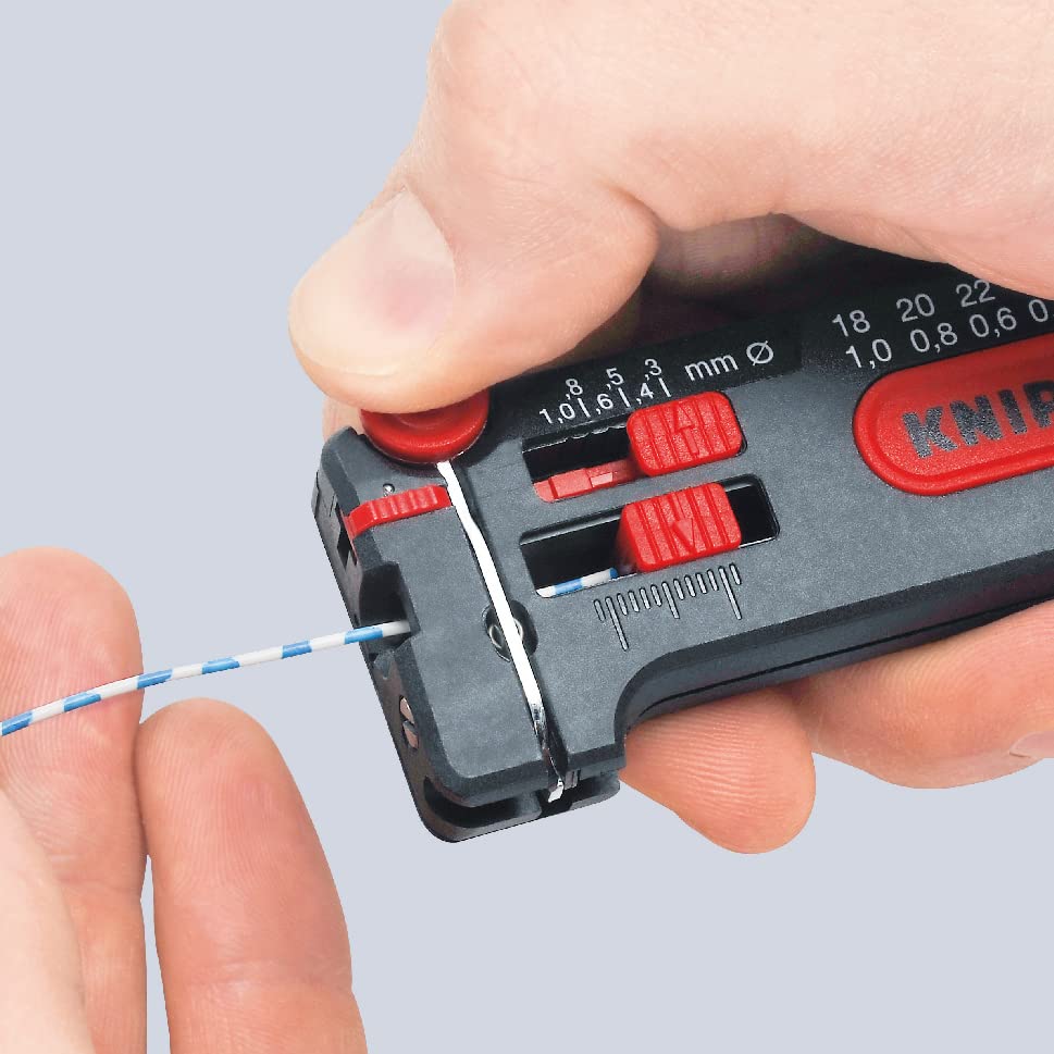 Knipex Mini-Abisolierwerkzeug 100 mm 12 80 100 SB