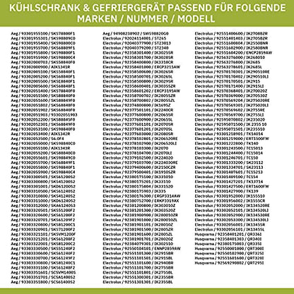 Butterfach (Türfach) transparent für u.a. AEG, Electrolux Kühl-/Gefrierkombination 2646000014
